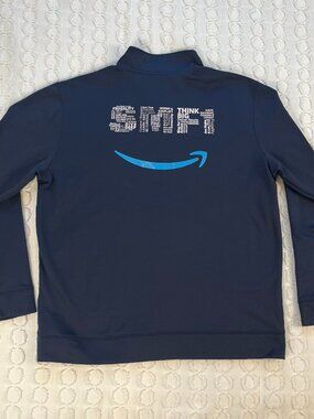 Amazon 1/4 Zip Sweater Pullover Size XL Peak 2020 SMF1 Lightweight Fleece Lined